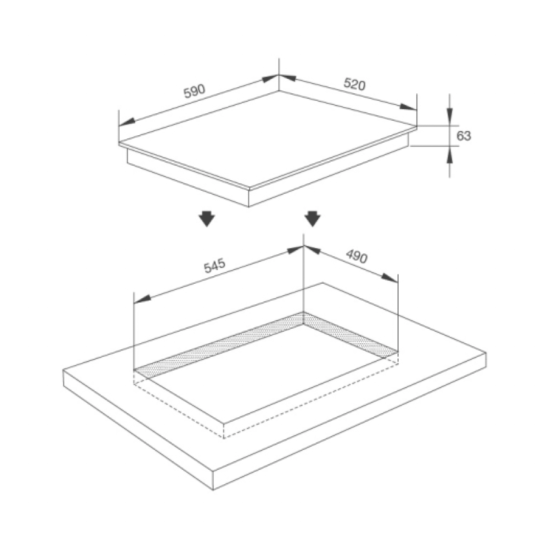 Bếp Từ Malloca MI-593B