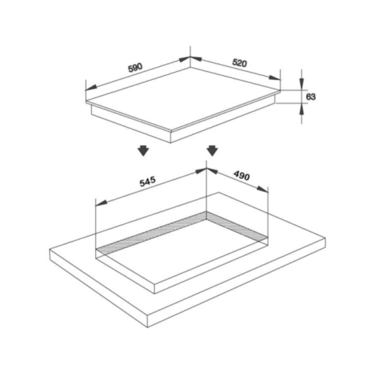 Bếp Từ Malloca MI 593WN