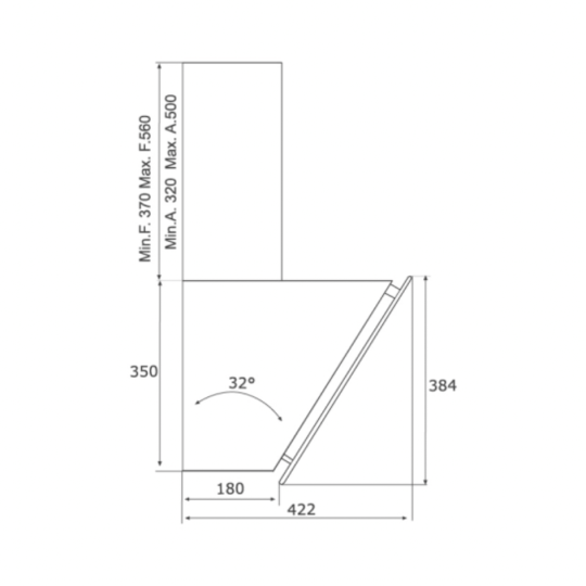 Máy Hút Mùi Malloca VITA V-3