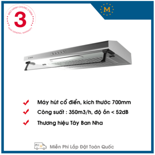 Máy Hút Mùi Malloca H107