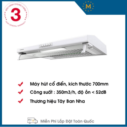 Máy Hút Mùi Malloca H107 W