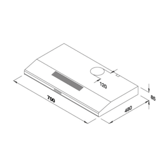 Máy Hút Mùi Malloca H107 W