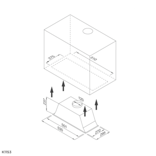 Máy Hút Mùi Malloca K1153