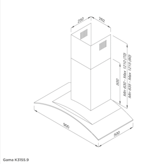 Máy Hút Mùi Malloca K3155.7