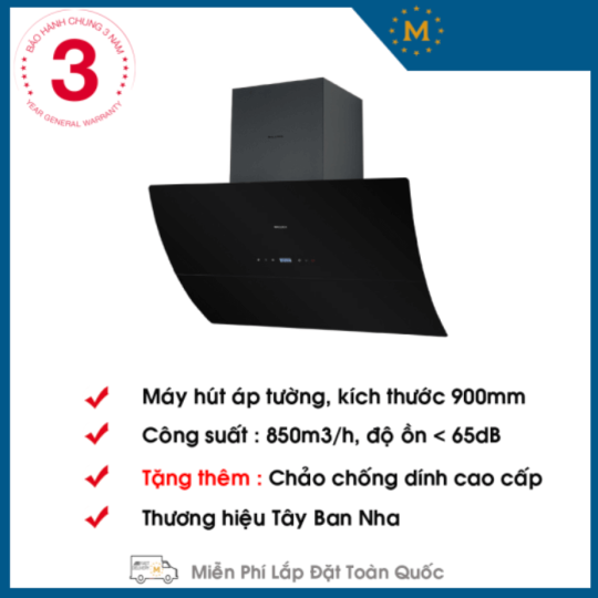 Máy Hút Mùi Malloca MC 9039B